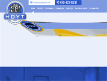 Tablet Screenshot of hoytcleaningservice.com